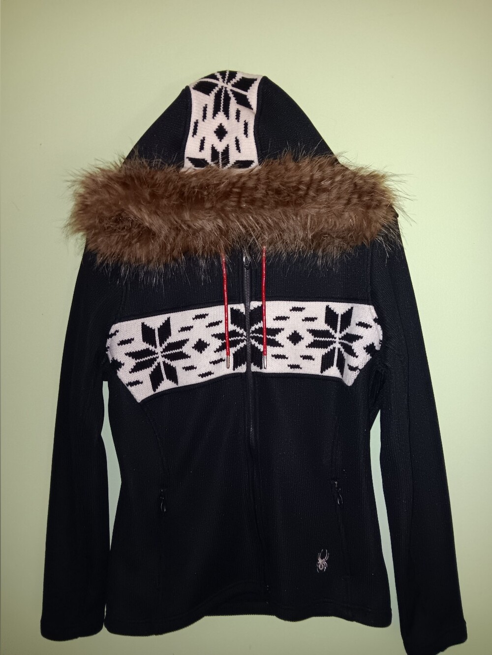 Spyder Core Faux Fur Ladies Full Zip Jacket